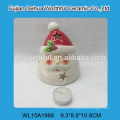 Wholesale ceramic milk mug with big handle in christmas santa pattern